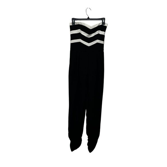 Parker Chevron Carmela Combo  Strapless  Women's Jumpsuit Size M - Picture 2 of 11